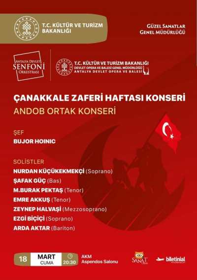 Çanakkale Zaferi Haftası Konseri